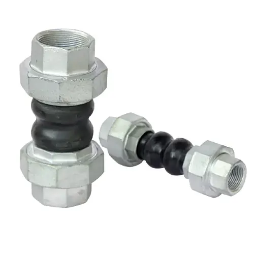 Flexible Rubber Joint Twin Sphere Union-Screw End Connection